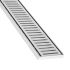 300*100*14mm Lauxes Aluminium Next Generation Floor Grate 14(NXT14) Silver