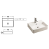 Rosa Wall Hung Basin 500 x 420 x 120 mm