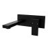 Blaze Black Bathtub/Basin Wall Mixer With Spout(Color Up)(With Extension)