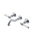 Clasico Bath Set Ceramic Handle Chrome