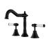 Clasico Basin Set Ceramic Handle in Matt Black