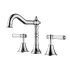 Clasico Basin Set Ceramic Handle Chrome