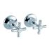 Wall Top Assemblies Chrome