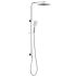 Eden Square Multi-function Shower Set Chrome, 200mm Plastic Shower Head