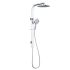 Regal Round MultiFunction Shower Set Chrome, 250mm Plastic Shower Head