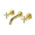 Plnz Bath Tap Set Brushed Gold