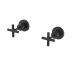 Plnz Wall Top Tap Set Assemblies Matt Black