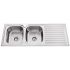 Eden Double Bowl & Single Drainer 1180 x 480 x 170mm