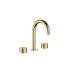 Tana 1/4 turn C/D Basin Set Brushed Gold 