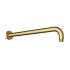 Round Horizontal Shower Arm Brushed Gold