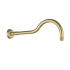 Clasico Shower Arm In Brushed Gold