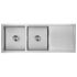 Eden Double Bowl & Single Drainer Sink 1160 x 450 x 208mm