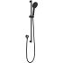 Cora Round Sliding Shower Set Matt Black