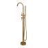 Pentro Brushed Yellow Gold Free Standing Spout & Shower