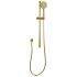 Pentro Brushed Yellow Gold Round Handheld Shower Rail Set