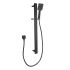 Bellino Black Sliding Shower Rail(ABS Handheld Shower)