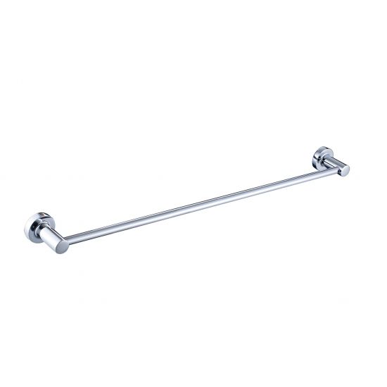 Ruby Round Single Towel Rail Chrome