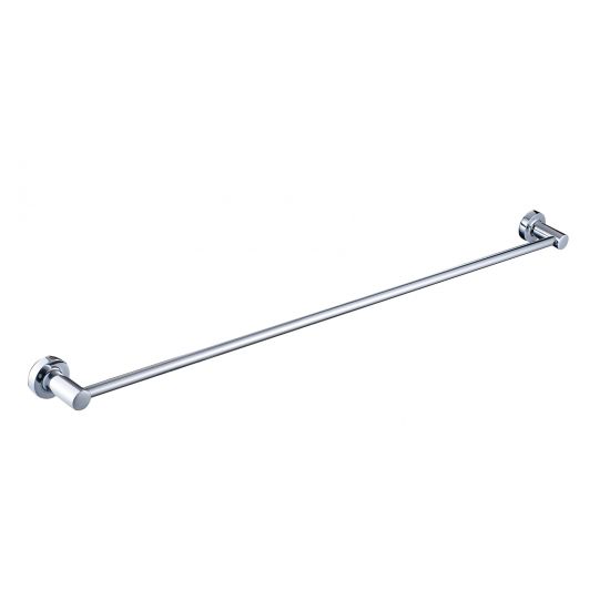 Ruby Round Single Towel Rail Chrome