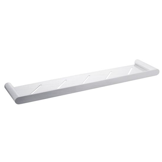 Brushed Nickel Round Stainless Steel Shelf