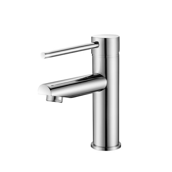 Round Chrome Basin Mixer