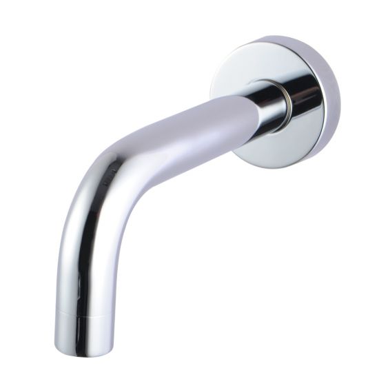 Round Chrome Bathtub/Basin Wall Spout