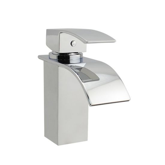 Chrome Waterfall Basin Mixer