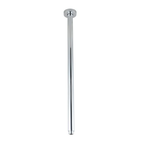 Round Chrome Ceiling Shower Arm 600mm