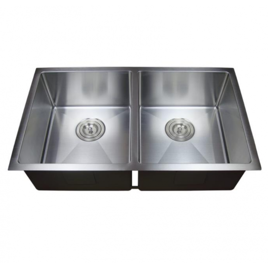 Overall Size: 775*450*220mm Bowl Size: 350*400*220mm Cut Out Size: 725*400mm Radius: 15mm 304 Stainless Steel