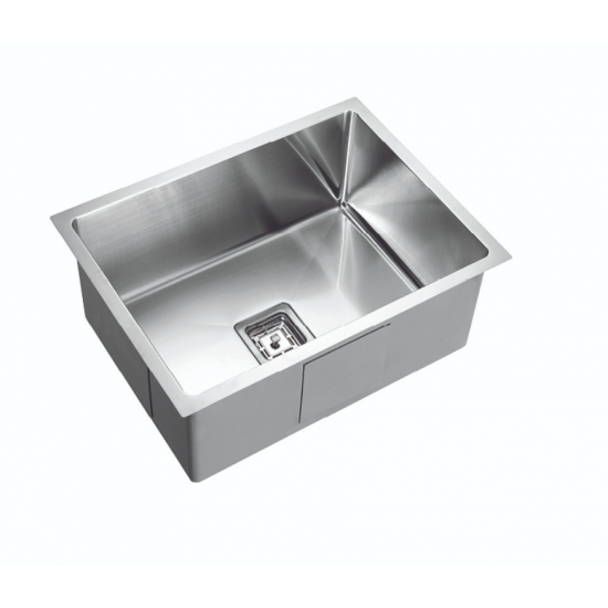 Top or Undermount 1.2mm S.S 304 250mm extra deep bowl Bowl Size: 550×400×235mm Overall Size: 600×450×235mm