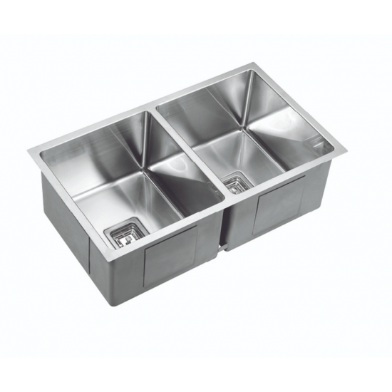 Top or Undermount Undermount 1.2mm S.S 304 250mm extra deep bowl Bowl Size: 350×400×235mm 350×400×235mm Overall Size: 775×450×235mm