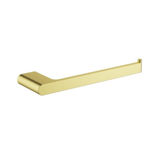 Cora Round Cornered Rectangle Towel Bar Brushed Gold