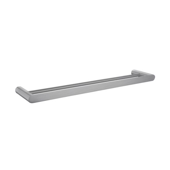 Bellino Brushed Nickel 600mm  DoubleTowel Rail