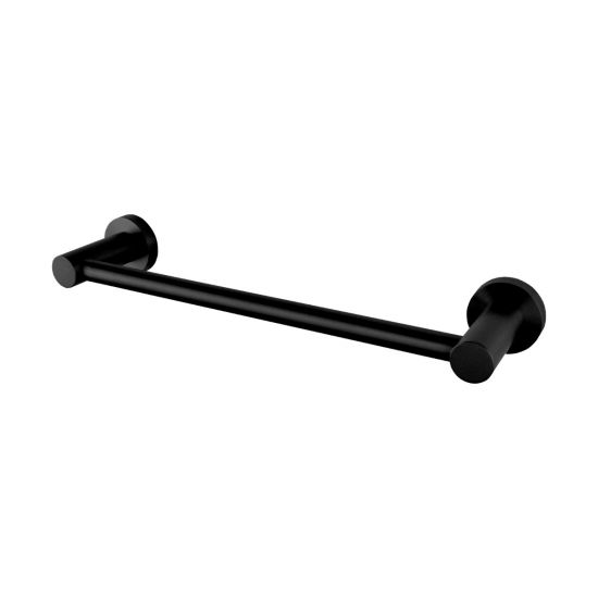 Pentro Matte Black 300mm Towel Rail