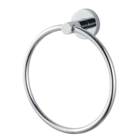 Pentro Chrome Round Wall Mounted Round Hand Towel Ring