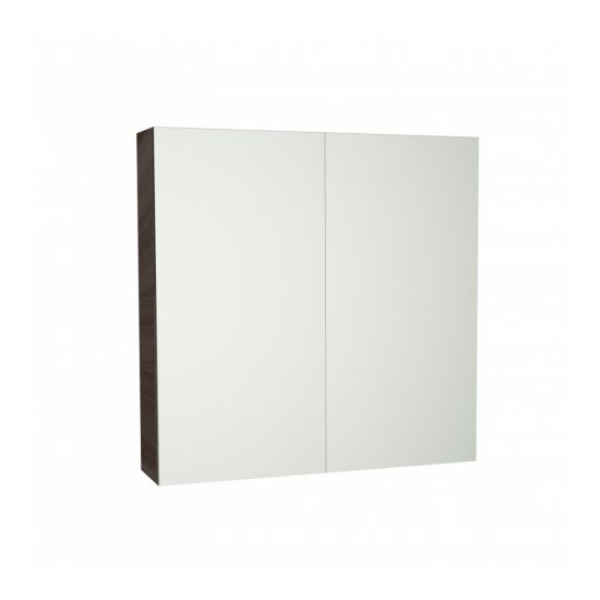 Evie 900L*750H*155Dmm Dark Brown Bathroom Shaving Cabinet Mirror Medicine Cabinet 2 doors