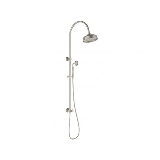 Clasico Combination Shower Set In Brushed Nickel