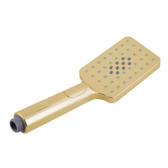 Esperia 10" Brushed Yellow Gold Square Shower Station