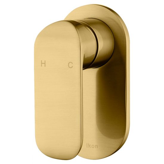 Kara Wall Mixer Brushed Gold