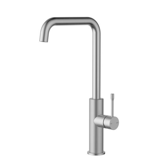 Linie Squareneck Sink Mixer Brushed Nickel