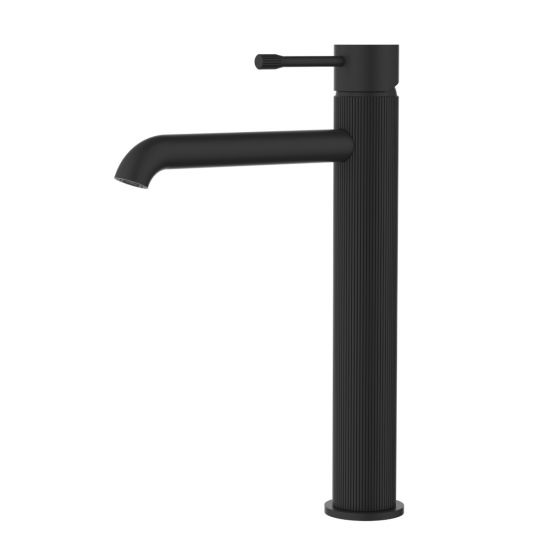 Linie High-Rise Basin Mixer Matt Black