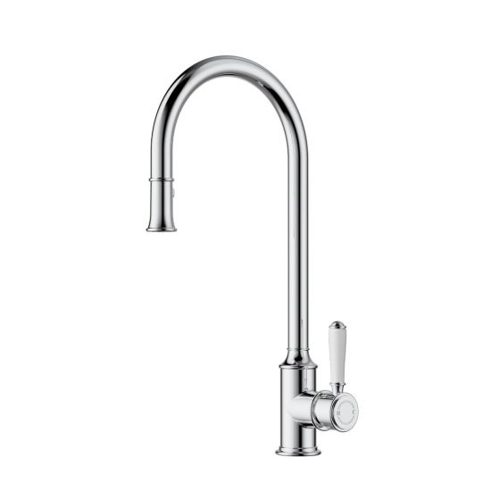 Clasico Pull-Out Sink Mixer Ceramic Handle Chrome