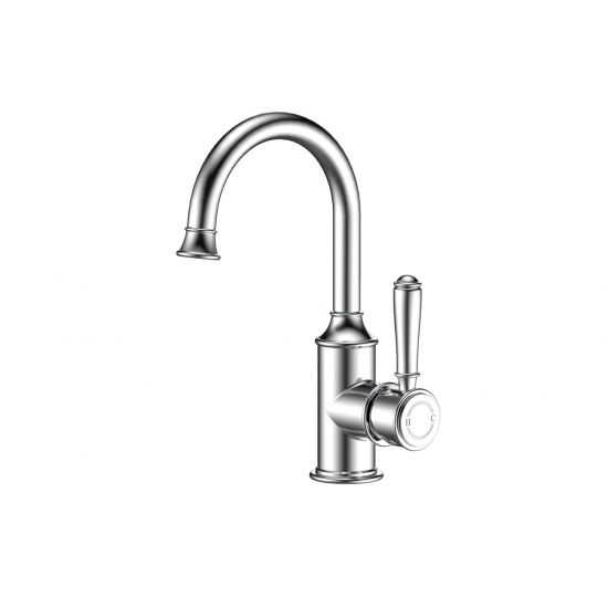 Clasico Gooseneck Basin Mixer Chrome 