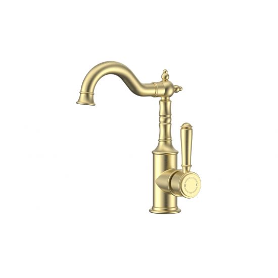 Clasico Basin Mixer in Brushed Gold