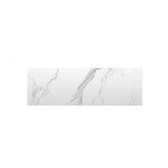 1202x390x15mm White Marble Ceramic Stone Top Matte Finish Bench Top