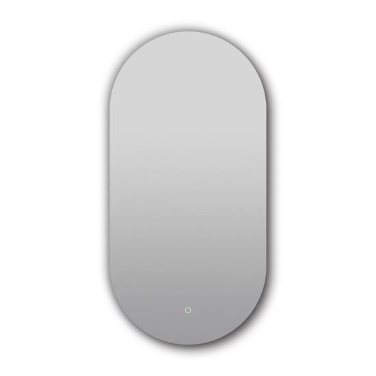 500x1000mm Oval Shape Backlit LED Mirror