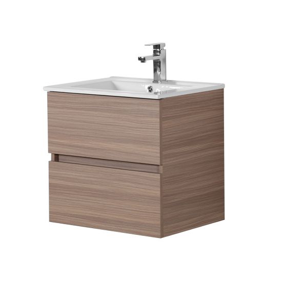 600*460*560mm Stella Oak Wall Hung Bathroom Vanity (Cabinet Only)