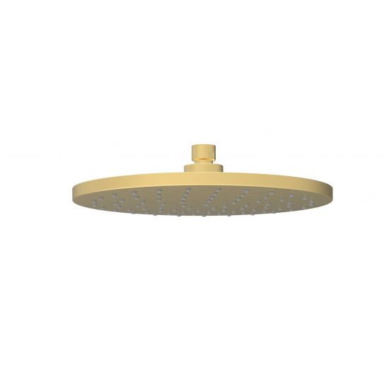 Otus Round Overhead Shower 200mm Brushed Gold