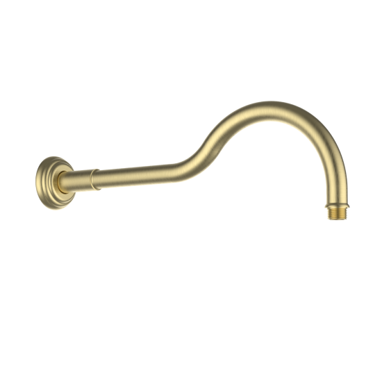 Clasico Shower Arm In Brushed Gold