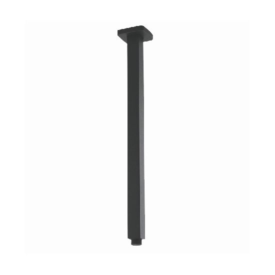 Cavallo Gun Metal Grey Square Ceiling Shower Arm 400mm