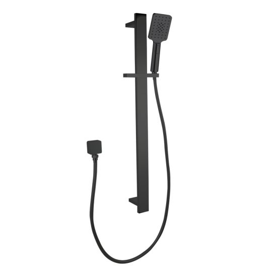 Bellino Black Sliding Shower Rail(ABS Handheld Shower)